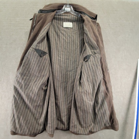 Brioni Bergdorf Goodman Italian Suede Leather Safari Jacket Men EU52/US42 Luxury - Picture 13 of 16